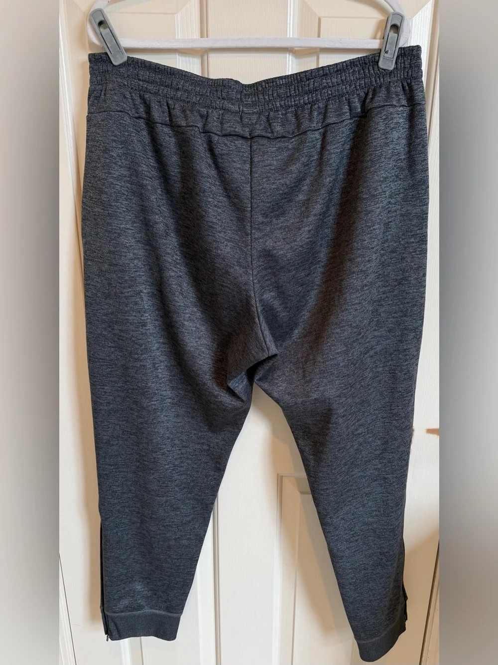 Men’s Adidas Climawarm Game and Go Heather Gray Joggers 2XL EUC